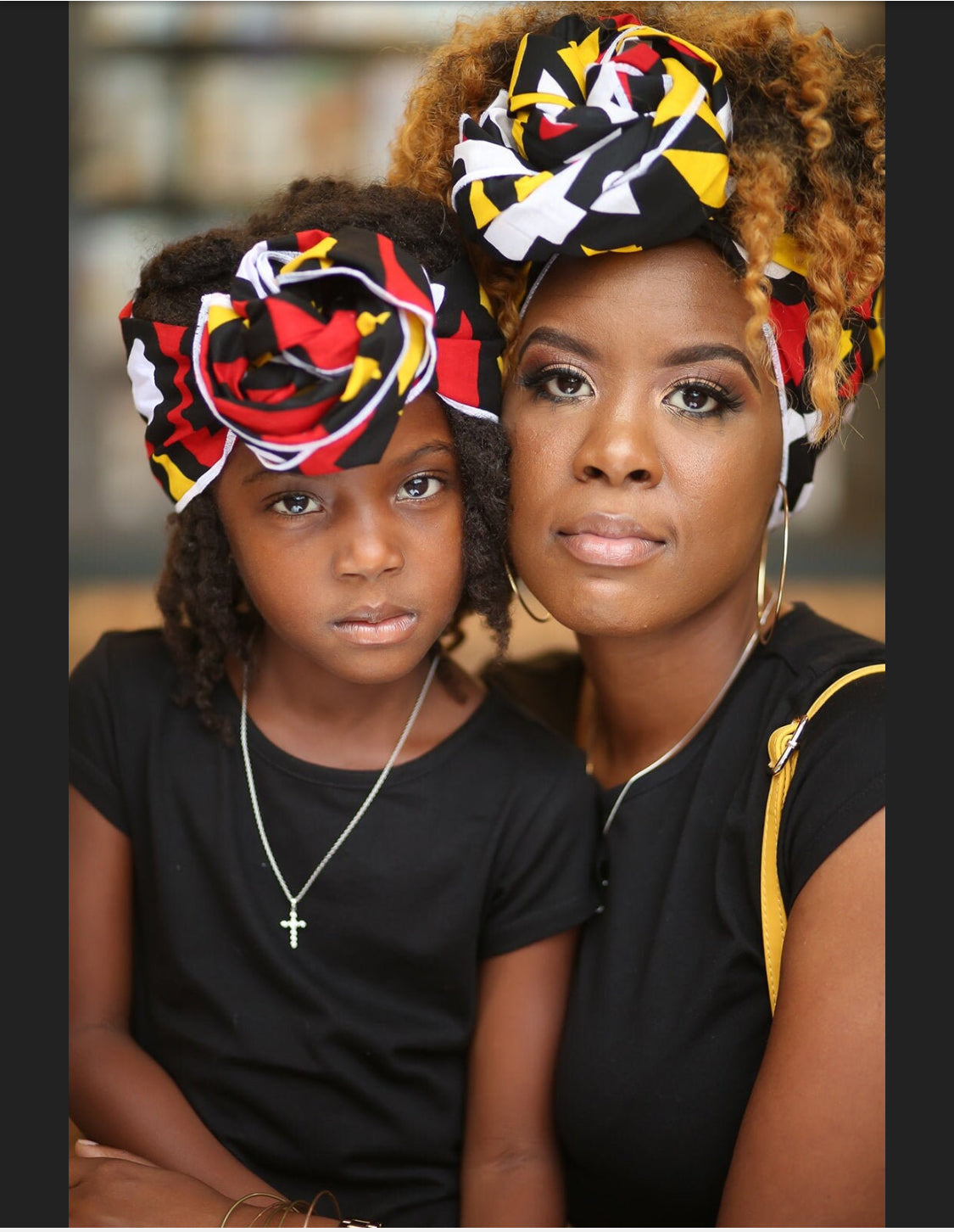 African Kente Mommy and Me Headwrap