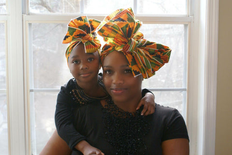 Mommy & Me Kente Headwrap