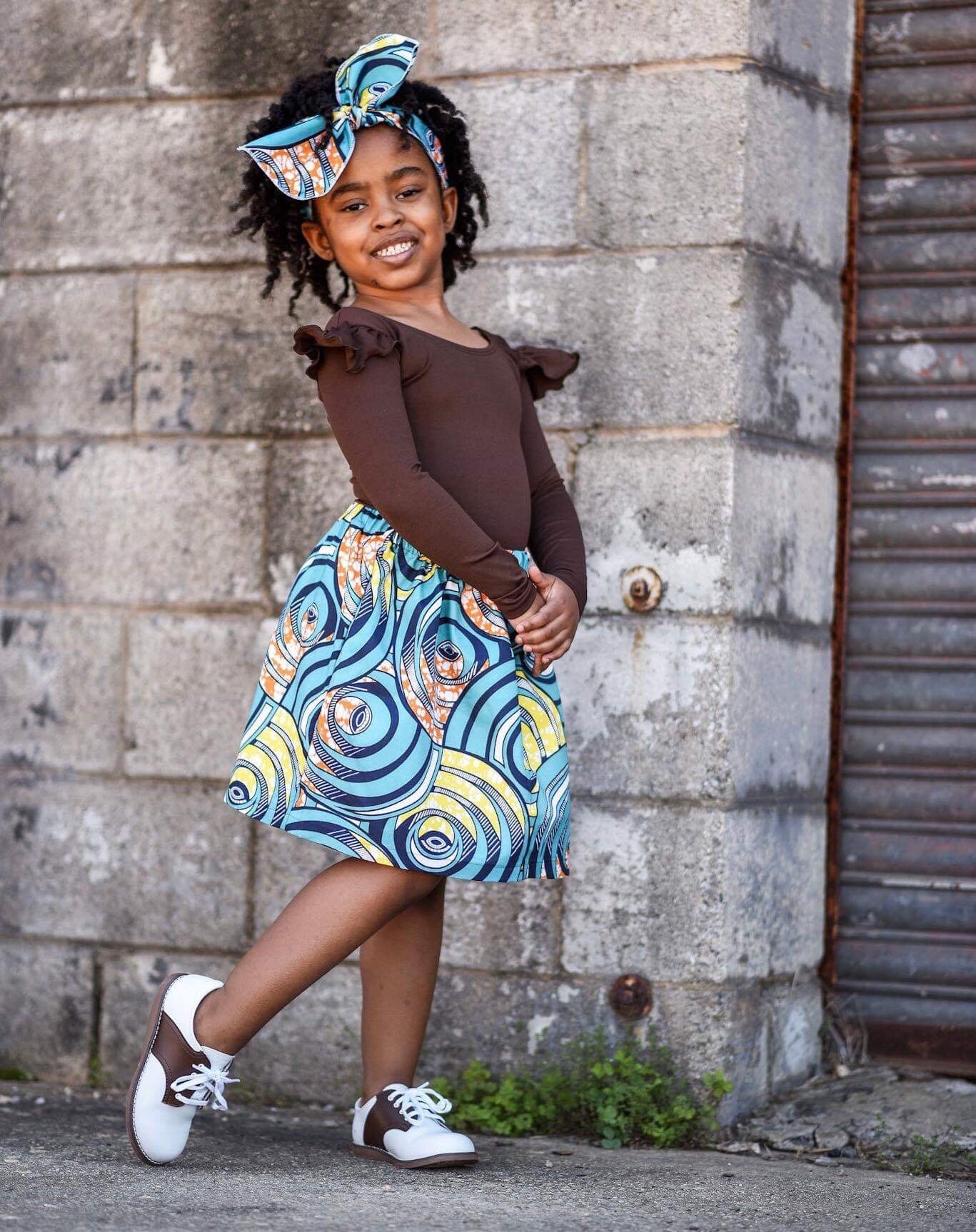 Aaleyah African Skirt Set