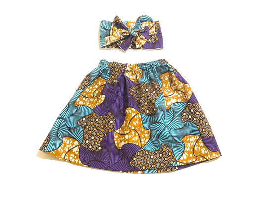 Uzuri African Skirt Set