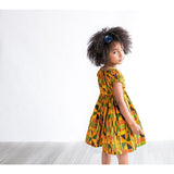 Conjunto de vestido africano Kente Big Sister Little Sister