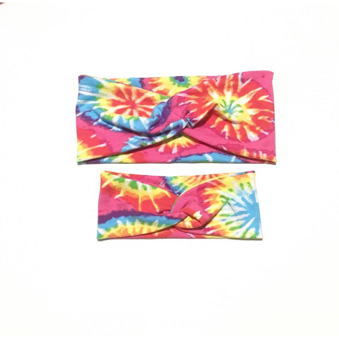 Mommy and Me Tie Dye Headband